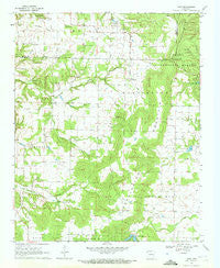 Rhea Arkansas Historical topographic map, 1:24000 scale, 7.5 X 7.5 Minute, Year 1970
