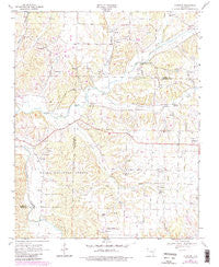 Robinson Arkansas Historical topographic map, 1:24000 scale, 7.5 X 7.5 Minute, Year 1970