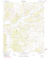 Robinson Arkansas Historical topographic map, 1:24000 scale, 7.5 X 7.5 Minute, Year 1970