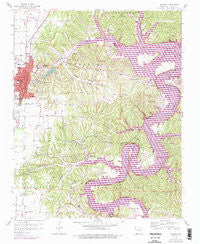 Rogers Arkansas Historical topographic map, 1:24000 scale, 7.5 X 7.5 Minute, Year 1958