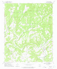 Rudy Arkansas Historical topographic map, 1:24000 scale, 7.5 X 7.5 Minute, Year 1969