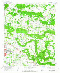 Russellville East Arkansas Historical topographic map, 1:24000 scale, 7.5 X 7.5 Minute, Year 1962
