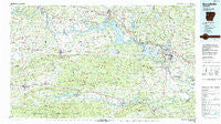 Russellville Arkansas Historical topographic map, 1:100000 scale, 30 X 60 Minute, Year 1984