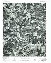 Salem NE Arkansas Historical topographic map, 1:24000 scale, 7.5 X 7.5 Minute, Year 1976