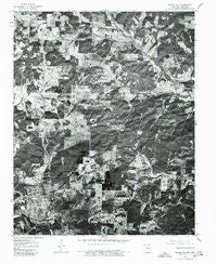 Salem NW Arkansas Historical topographic map, 1:24000 scale, 7.5 X 7.5 Minute, Year 1976