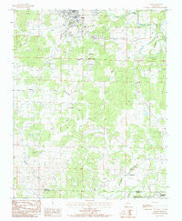 Salem Arkansas Historical topographic map, 1:24000 scale, 7.5 X 7.5 Minute, Year 1984