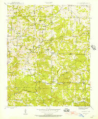 Sandtown Arkansas Historical topographic map, 1:24000 scale, 7.5 X 7.5 Minute, Year 1943