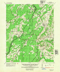 Sedgwick Arkansas Historical topographic map, 1:62500 scale, 15 X 15 Minute, Year 1935