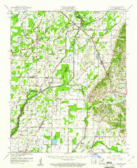 Sedgwick Arkansas Historical topographic map, 1:62500 scale, 15 X 15 Minute, Year 1959