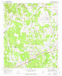 Sheppard Arkansas Historical topographic map, 1:24000 scale, 7.5 X 7.5 Minute, Year 1951