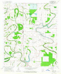 Sherrill Arkansas Historical topographic map, 1:24000 scale, 7.5 X 7.5 Minute, Year 1963