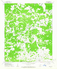 Sidney Arkansas Historical topographic map, 1:24000 scale, 7.5 X 7.5 Minute, Year 1962
