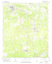 Smackover Arkansas Historical topographic map, 1:24000 scale, 7.5 X 7.5 Minute, Year 1962