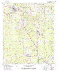 Smackover Arkansas Historical topographic map, 1:24000 scale, 7.5 X 7.5 Minute, Year 1962