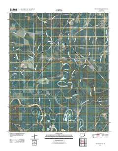 Smackover NE Arkansas Historical topographic map, 1:24000 scale, 7.5 X 7.5 Minute, Year 2011