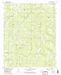 Smyrna Arkansas Historical topographic map, 1:24000 scale, 7.5 X 7.5 Minute, Year 1980