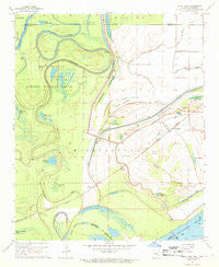 Snow Lake Arkansas Historical topographic map, 1:24000 scale, 7.5 X 7.5 Minute, Year 1967
