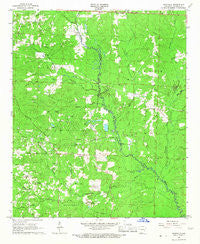 Spotville Arkansas Historical topographic map, 1:24000 scale, 7.5 X 7.5 Minute, Year 1966