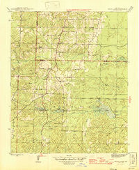 Spring Lake Arkansas Historical topographic map, 1:31680 scale, 7.5 X 7.5 Minute, Year 1944