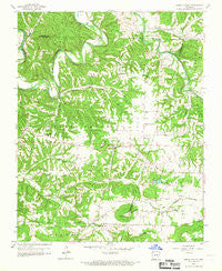 Spring Valley Arkansas Historical topographic map, 1:24000 scale, 7.5 X 7.5 Minute, Year 1958