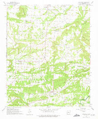 Springfield Arkansas Historical topographic map, 1:24000 scale, 7.5 X 7.5 Minute, Year 1962