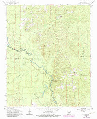 Staves Arkansas Historical topographic map, 1:24000 scale, 7.5 X 7.5 Minute, Year 1964