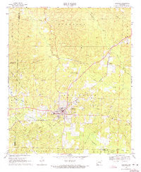 Stephens Arkansas Historical topographic map, 1:24000 scale, 7.5 X 7.5 Minute, Year 1969