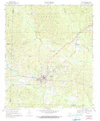 Stephens Arkansas Historical topographic map, 1:24000 scale, 7.5 X 7.5 Minute, Year 1969