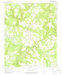 Steprock Arkansas Historical topographic map, 1:24000 scale, 7.5 X 7.5 Minute, Year 1965