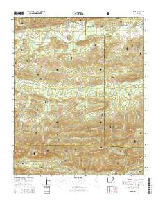 Steve Arkansas Current topographic map, 1:24000 scale, 7.5 X 7.5 Minute, Year 2014