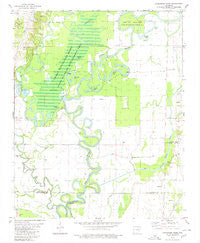Strangers Home Arkansas Historical topographic map, 1:24000 scale, 7.5 X 7.5 Minute, Year 1980