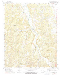 Sulphur City Arkansas Historical topographic map, 1:24000 scale, 7.5 X 7.5 Minute, Year 1973