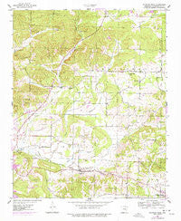 Sulphur Rock Arkansas Historical topographic map, 1:24000 scale, 7.5 X 7.5 Minute, Year 1943
