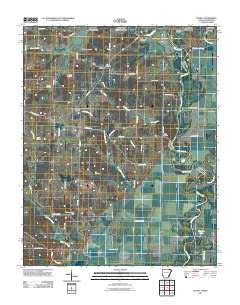Supply Arkansas Historical topographic map, 1:24000 scale, 7.5 X 7.5 Minute, Year 2011