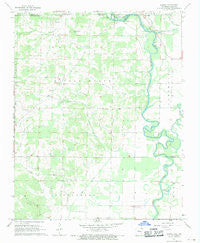Supply Arkansas Historical topographic map, 1:24000 scale, 7.5 X 7.5 Minute, Year 1968