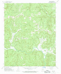 Swain Arkansas Historical topographic map, 1:24000 scale, 7.5 X 7.5 Minute, Year 1968