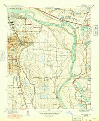 Sweet Home Arkansas Historical topographic map, 1:31680 scale, 7.5 X 7.5 Minute, Year 1945