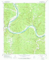 Sylamore Arkansas Historical topographic map, 1:24000 scale, 7.5 X 7.5 Minute, Year 1964