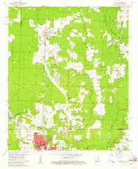 Taylor Arkansas Historical topographic map, 1:24000 scale, 7.5 X 7.5 Minute, Year 1960