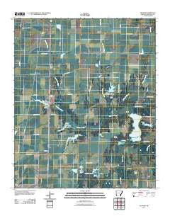 Tichnor Arkansas Historical topographic map, 1:24000 scale, 7.5 X 7.5 Minute, Year 2011