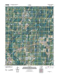 Tuckerman Arkansas Historical topographic map, 1:24000 scale, 7.5 X 7.5 Minute, Year 2011