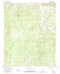 Tulip Arkansas Historical topographic map, 1:24000 scale, 7.5 X 7.5 Minute, Year 1965