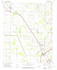 Tyronza Arkansas Historical topographic map, 1:24000 scale, 7.5 X 7.5 Minute, Year 1974