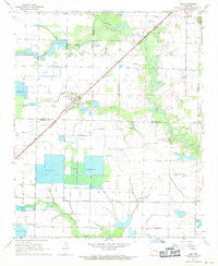 Ulm Arkansas Historical topographic map, 1:24000 scale, 7.5 X 7.5 Minute, Year 1968
