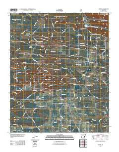 Umpire Arkansas Historical topographic map, 1:24000 scale, 7.5 X 7.5 Minute, Year 2011