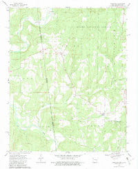 Uniontown Arkansas Historical topographic map, 1:24000 scale, 7.5 X 7.5 Minute, Year 1969