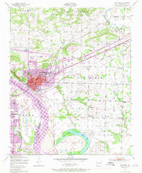 Van Buren Arkansas Historical topographic map, 1:24000 scale, 7.5 X 7.5 Minute, Year 1947