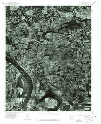 Van Buren Arkansas Historical topographic map, 1:24000 scale, 7.5 X 7.5 Minute, Year 1976