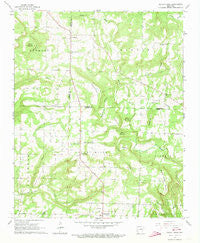 Velvet Ridge Arkansas Historical topographic map, 1:24000 scale, 7.5 X 7.5 Minute, Year 1965