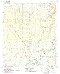 Vick Arkansas Historical topographic map, 1:24000 scale, 7.5 X 7.5 Minute, Year 1971